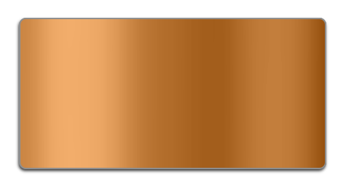 Bronze, glossy finish