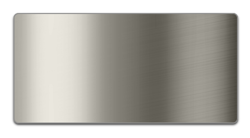 Nickel, brushed finish