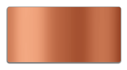 Copper, glossy finish